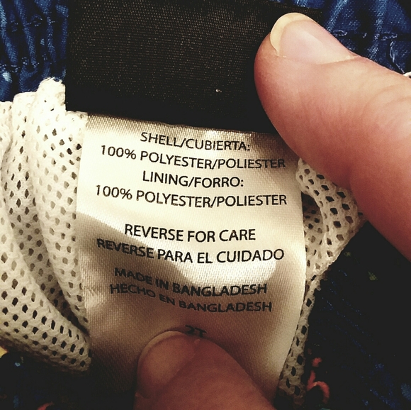 Laguna Boys Turtle Print Swim Trunks - Picture 6 of 7